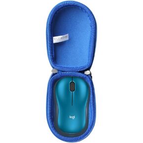 Anleo Hard Travel Case for Logitech M185, M720 Triathlon - Shockproof Protective Cover for Wireless Mouse | Portable Storage Organizer (Black) in Kuwait