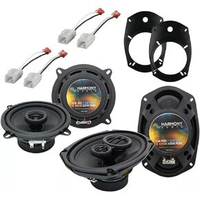 Harmony Audio Bundle Compatible with 2006-2010 Dodge Ram Truck 2500/3500 HA-R69 HA-R5 New Factory Speaker Replacement Upgrade Package