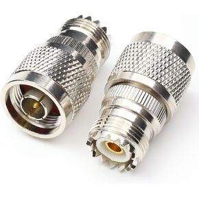 n ذكر للموصلات الإناث UHF ، PL259 إلى N Type Coax Adapter ، SO239 Ender Adapter ، 2 packs