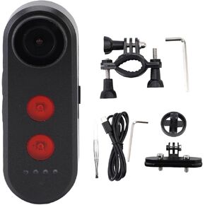 1080P Bikes Rear View Camera, 140° Wide Angle Lens Cycling Camera with Loop Recording 5000mAh Battery for Night Riding Safety