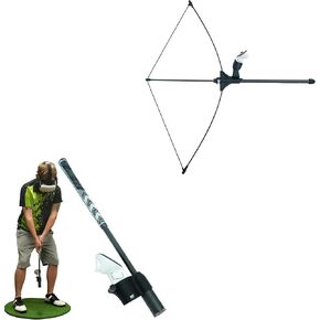 Bundle: Shadow Shot VR Bow Accessory for The Quest 2, 3, Pro + DriVR Elite Mini VR Golf Club Handle Attachment for Quest 2, 3 and Pro