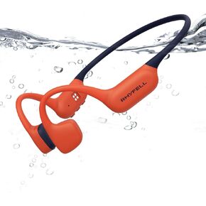 Open-Ear Bone Conduction Sports Headphones, 32G Memory Bluetooth 5.4 Dual Mode, IP68 Swimming Grade Waterproof, Open Ear Headphones Design for Swimming, Running, Fitness, Cycling