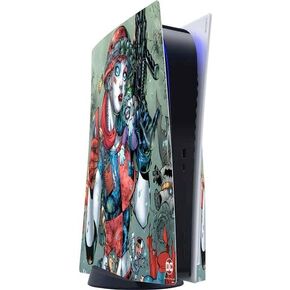 Skinit Decal Gaming Skin Compatible with PS5 Console - Officially Licensed DC Comics Harley Quinn Rebirth Cover #1 Legacy Color Variant Art by Art Germ Design