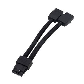 J6PA Heavy Duty 12VHPWR GPU Cable 2x8PIN to 16PIN GPU Extension Cord Connector for 3090Ti 4070Ti 4080 4090 Graphics Card