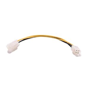 1PCS 20cm 8" Inch ATX 4 Pin Male to 4Pin Female PC CPU Power Supply Extension Cable Cord Connector Adapter