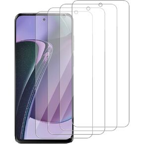 4 Pack Glass Screen Protector Compatible for Motorola Moto G Stylus 5G 2023 [9H Hardness]-HD Screen Tempered Glass, Scratch Resistant,Easy Install [Case Friendly]