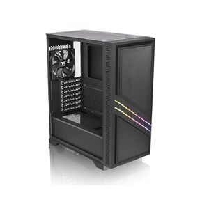 Thermaltake Versa T35 Tempered Glass RGB ATX Case, Black