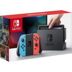 Nintendo Switch 32GB Console - Neon Red/Neon Blue Joy-Con (Renewed)