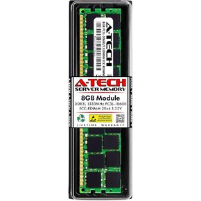 A-Tech 8GB RAM Replacement for IBM 47J0136 | DDR3/DDR3L 1333MHz PC3L-10600R 2Rx4 1.35V ECC RDIMM Registered 240-Pin DIMM Memory Module