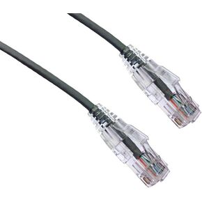 Axiom 25FT CAT6A BENDNFLEX Ultra-Thin SNAGLESS Patch Cable 650MHZ (Gray)