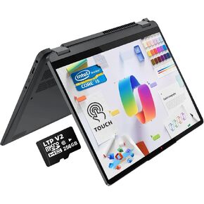 Lenovo Flex 5i 14" FHD Touchscreen 2-in-1 Laptop, Intel Core i5-1235U (Beats i7-1165G7), 8GB Ram - 768GB Storage(512GB SSD +256GB SD Card), w/AI Copilot，Windows 11 Pro + Ms Office Pro Lifetime