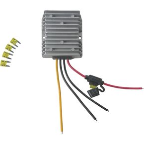 20A 240W Golf Cart 36V/48V Step Down to 12V DC to DC Converter Voltage Regulator Reducer Waterproof Transformer Power Converter with 5 Fuse
