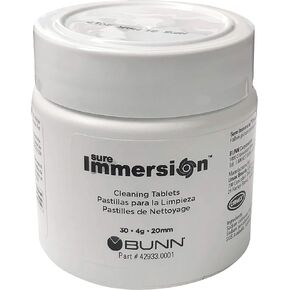 BUNN Tablet, Cleaning 1 Jar Sure Immersion