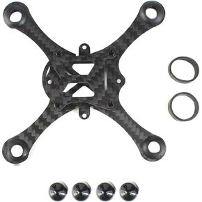 QWinOut Hollow Cup Rack Brushed Mini Drone Frame Kit 100MM Wheelbase Carbon Fiber for Indoor FPV Racing Drone Parts