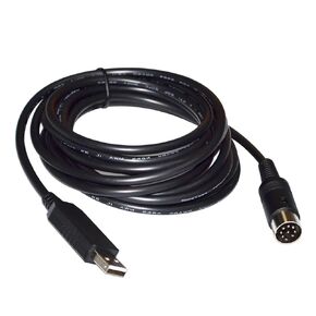 FT232RL USB to DIN 8 PIN Male Connector RS232 Converter Serial Cable for Electronic Weight Indicator Model I10 to PC(5m)