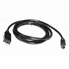 USB to MINI DIN 6P MD6 Connector TTL Serial Cable for FT-757GXII FT-840 FT-890 FT-900 CAT-890 Programming KABLE to PC(1.8m,PL2303 Chip)