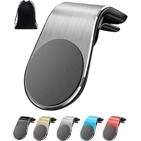 Joyeloo Phone Holder, 360° Rotatable Joyloo Mobile Phone Navigation Magnetic Bracket, Universal Joyeloo Magnetic Phone Holder for Car, Air Vent for Car, for Any Smartphone (Black+Silver)
