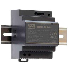 HDR-100-48-92.2W 48V DIN Rail Power Supply ， موثوقية من الدرجة الصناعية ， مضغوط 70 مم ， مدخلات واسعة 85-264VAC