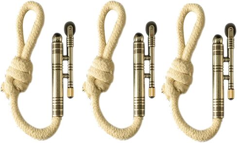 No Fuel Vintage Style Trench Lighter, Metal Construction, Rope Wick Design, Windproof for Outdoor Camping (1) in Kuwait