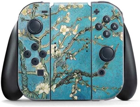 Skinit Decal Gaming Skin Compatible with Nintendo Switch (2017-2021) Joy-Con Controller - Officially Licensed Green Wheat Fields by Vincent Van Gogh Design in Saudi Arabia