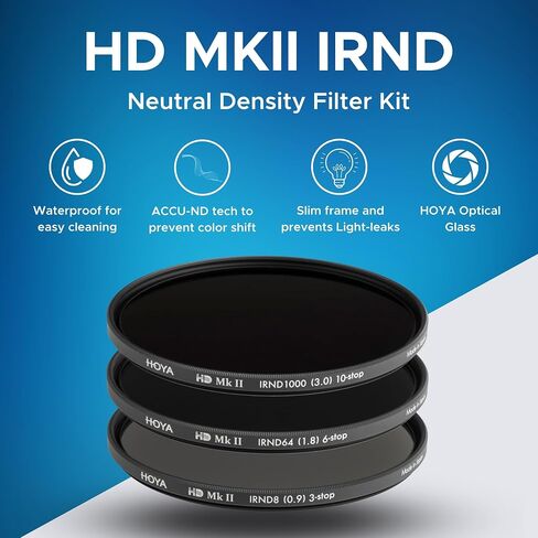 HOYA 3X Neutral Density Filters kit HD MkII IRND8/64/1000 ø49 mm in Saudi Arabia