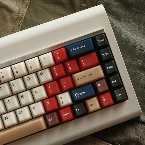 JSJT PC شفافة مفتاح set-7 ألوان خمر مختلطة الضوء على مفاتيح ، 186 مفتاح ملونة مفتاح الكرز مفتاح مناسبة لتبديل الكرز MX مفاتيح مفاتيح مفاتيح المفاتيح in Kuwait