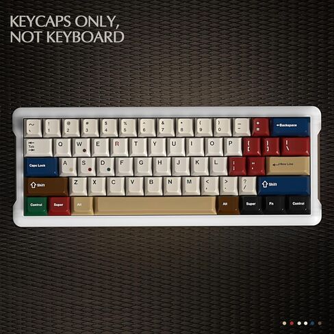 JSJT PC شفافة مفتاح set-7 ألوان خمر مختلطة الضوء على مفاتيح ، 186 مفتاح ملونة مفتاح الكرز مفتاح مناسبة لتبديل الكرز MX مفاتيح مفاتيح مفاتيح المفاتيح in Kuwait