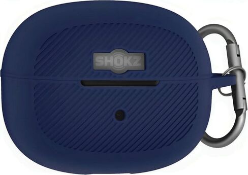 Geiomoo Silicone Case for SHOKZ OpenDots ONE, Soft Flexible Scratch Resistant Protective Cover with Carabiner (Black) in Saudi Arabia