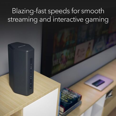 Netgear Nighthawk Dual -Band WiFi 7 Router (RS140) - ميزات الأمان ، BE5000 سرعة لاسلكية (تصل إلى 5.0 جيجابت في الثانية) - تغطي ما يصل إلى 2،250 قدم مربع و 80 جهازًا - 2.5 جهاز إنترنت أزعج أزعج in Kuwait