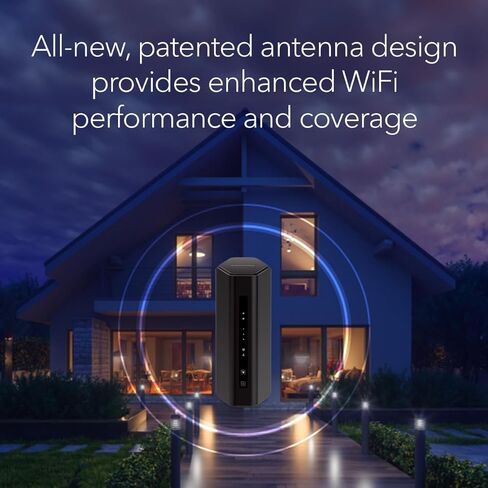 Netgear Nighthawk Dual -Band WiFi 7 Router (RS140) - ميزات الأمان ، BE5000 سرعة لاسلكية (تصل إلى 5.0 جيجابت في الثانية) - تغطي ما يصل إلى 2،250 قدم مربع و 80 جهازًا - 2.5 جهاز إنترنت أزعج أزعج in Kuwait
