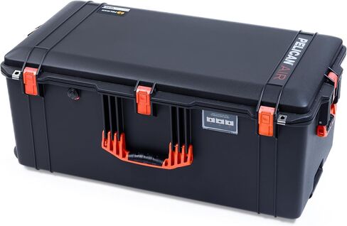 Pelican Air 1646 Case by Colorcase - Black - بحجم كبير مقاومة للماء مع Pick & Pluck Foam ورغوة الغطاء المعقدة - مقاولات وملبس سوداء in Kuwait