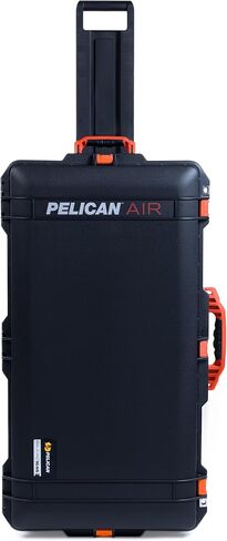 Pelican Air 1646 Case by Colorcase - Black - بحجم كبير مقاومة للماء مع Pick & Pluck Foam ورغوة الغطاء المعقدة - مقاولات وملبس سوداء in Kuwait
