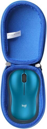 ANLEO HARD TRAVEL CASE لـ Logitech M185 ، M720 TRIATHLON - غطاء واقي مقاوم للصدمات للماوس اللاسلكي | منظم التخزين المحمول (أسود) in Kuwait