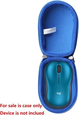 ANLEO HARD TRAVEL CASE لـ Logitech M185 ، M720 TRIATHLON - غطاء واقي مقاوم للصدمات للماوس اللاسلكي | منظم التخزين المحمول (أسود) in Kuwait