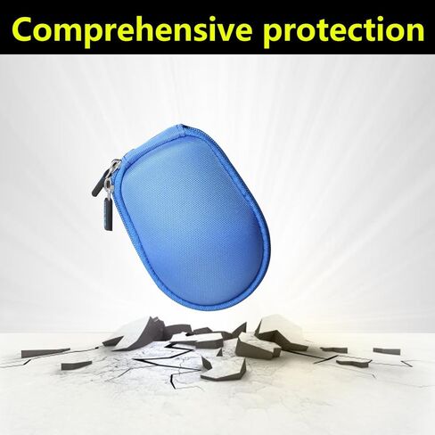 ANLEO HARD TRAVEL CASE لـ Logitech M185 ، M720 TRIATHLON - غطاء واقي مقاوم للصدمات للماوس اللاسلكي | منظم التخزين المحمول (أسود) in Kuwait