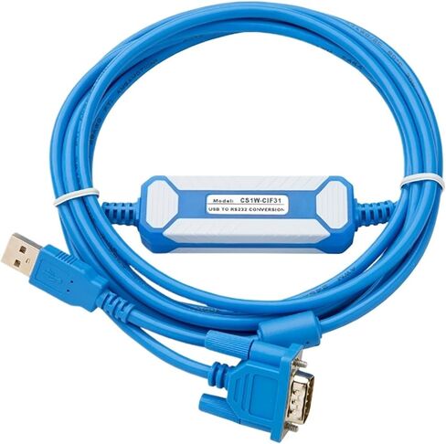 CS1W-CIF31 Adapter for USB Switch Serial to R232 Programming Cable USB-RS232 Optical Converter Line USB Port(Male Port) in Kuwait