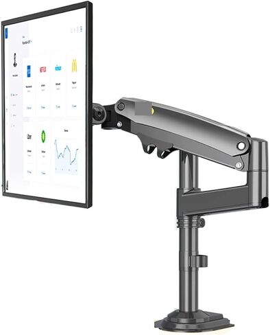 H100 22-35 "Monitor Holder Arm Gas Spring Full Motion Motion TV Mount 2-12kg قوس مشبك الذراع المزدوج (H100) in Kuwait