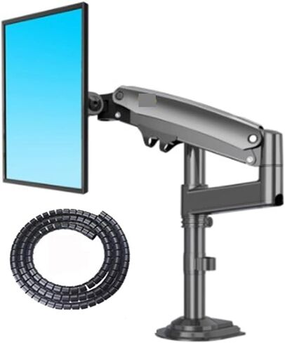 H100 22-35 "Monitor Holder Arm Gas Spring Full Motion Motion TV Mount 2-12kg قوس مشبك الذراع المزدوج (H100) in Kuwait