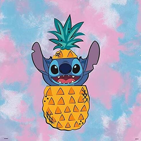 Skinit Decal Gaming Skin Compatible with PS4 Console and Controller Bundle - Officially Licensed Disney Lilo and Stitch Pineapple Stitch Design in Saudi Arabia