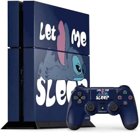 Skinit Decal Gaming Skin Compatible with PS4 Console and Controller Bundle - Officially Licensed Disney Lilo and Stitch Pineapple Stitch Design in Saudi Arabia