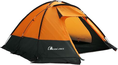Moon Lence 4 Person Tent Waterproof PU2000mm Camping Tent Lightweight Family Camping Tent Double Layer Easy Set Up, Tent for Camping Hiking Picnic Travelling in Saudi Arabia