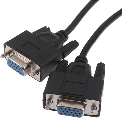 15Pin Male to 2 Svga Female Adapter Splitter Video Monitor Cable in Saudi Arabia