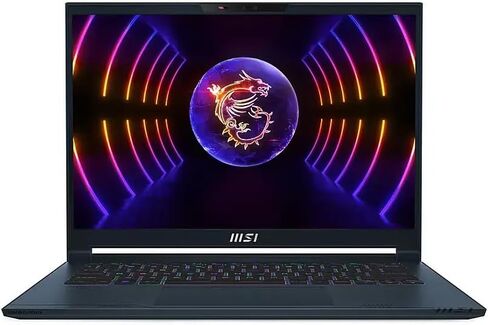 MSI 2025 Stealth 14Studio 14" WUXGA IPS Laptop 10-Core Intel Core i7-13620H NVIDIA GeForce RTX 4060 16GB DDR5 2TB SSD Thunderbolt 4 USB-C WiFi AX BT Webcam HDMI2.1 RGB Backlit KB Windows 11 Pro in Saudi Arabia