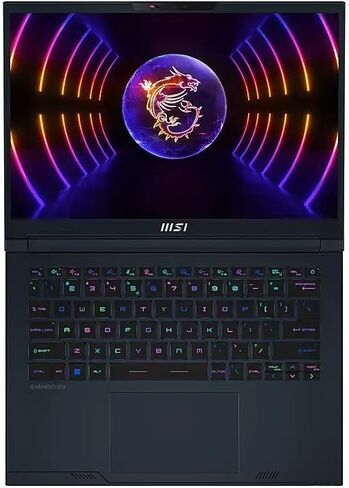 MSI 2025 Stealth 14Studio 14" WUXGA IPS Laptop 10-Core Intel Core i7-13620H NVIDIA GeForce RTX 4060 16GB DDR5 2TB SSD Thunderbolt 4 USB-C WiFi AX BT Webcam HDMI2.1 RGB Backlit KB Windows 11 Pro in Saudi Arabia