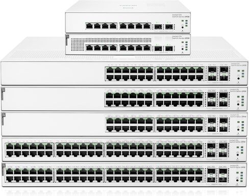 HPE Networking Instant On Switch Series 1930 24-Port Gb Smart-Managed Layer 2+ Ethernet Switch | 24x 1G | 4X SFP+ | UK Cord (JL682A#Acc) in Saudi Arabia