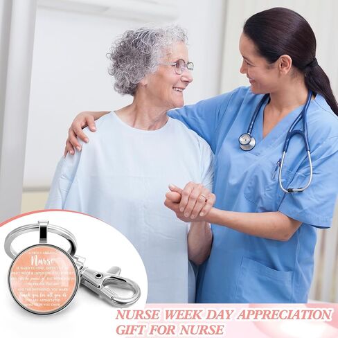 Bucherry 30 Sets Appreciation Nurse Keychains for Women with Thank You Tags Motivational Nurse Gifts in Bulk Nursing Gifts for Women Medical Assistants CNA Students Practitioner Graduation in Saudi Arabia