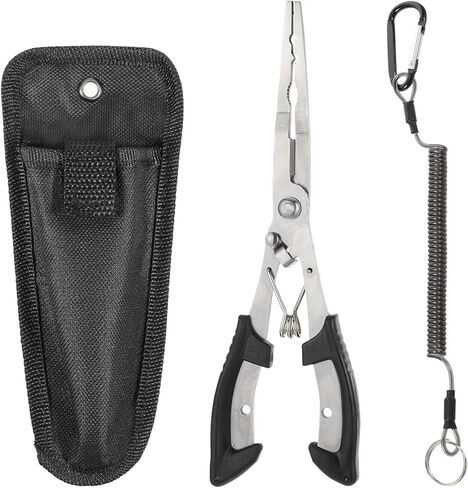 8.26 بوصة الصيد كماشة الصيد المياه المالحة ، ومزيل خطاف الصيد ، والأسماك الفولاذ المقاوم للصدأ مع الحبل وحقيبة التخزين للمياه المالحة in Kuwait