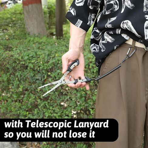 8.26 بوصة الصيد كماشة الصيد المياه المالحة ، ومزيل خطاف الصيد ، والأسماك الفولاذ المقاوم للصدأ مع الحبل وحقيبة التخزين للمياه المالحة in Kuwait