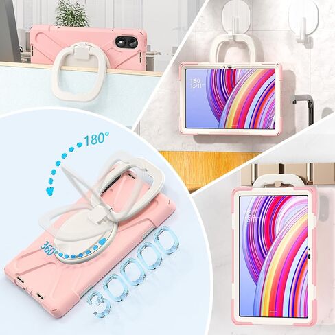Tablet Protection Case Compatible with Xiaomi Redmi Pad Pro 12.1"/Poco Pad 12.1", Rugged TPU Shockproof Case Compatible with Kids, Multi-Function Handle Holder Rotating 3 in Saudi Arabia