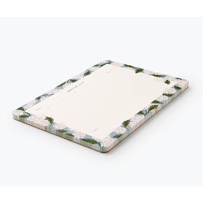 RIFLE PAPER CO. Weekly Desk Pad | 52 Tear-Off Pages, Doubles as a Mouse Pad, Helps You Map Out Your Week for a Whole Year (9.75" L × 6.75" W), Wild Rose